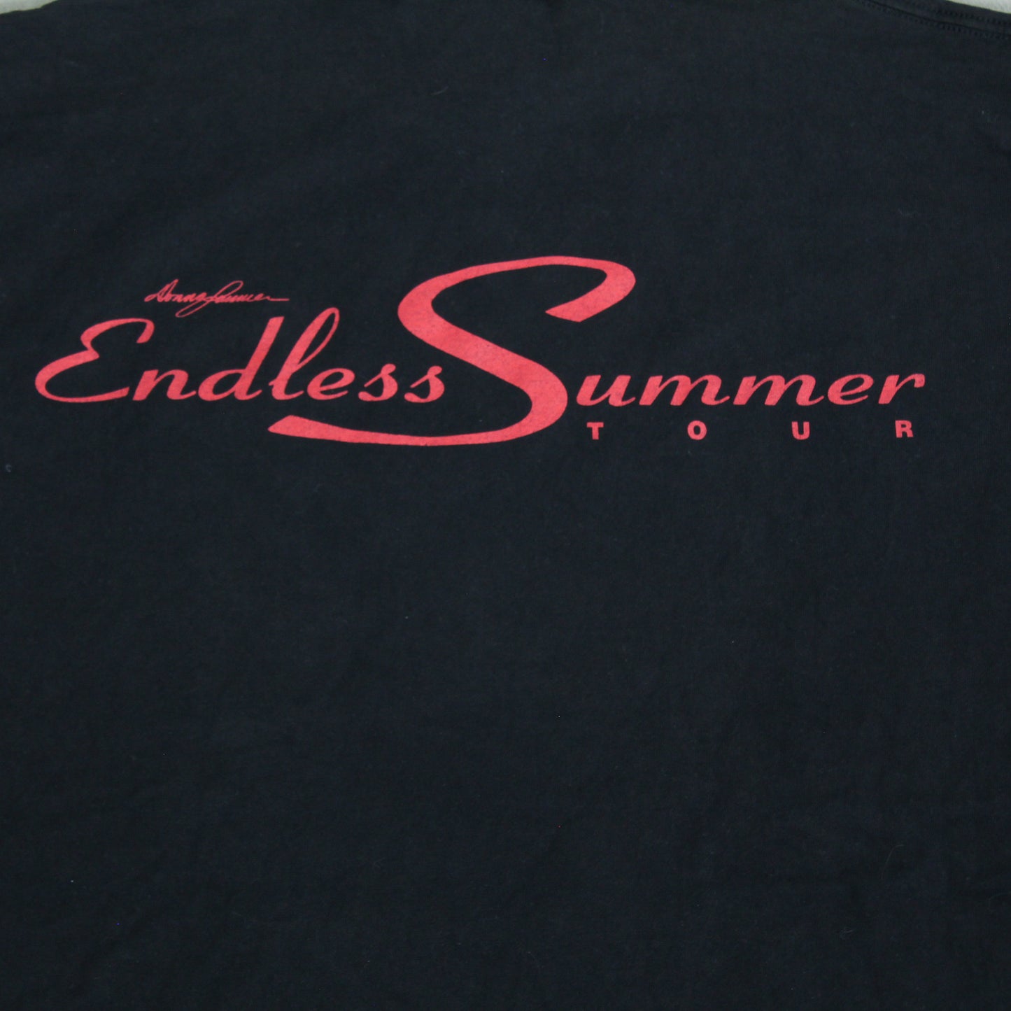 D- Vintage 1995 Donna Summers Endless Summer Giant Tag Tour Tee