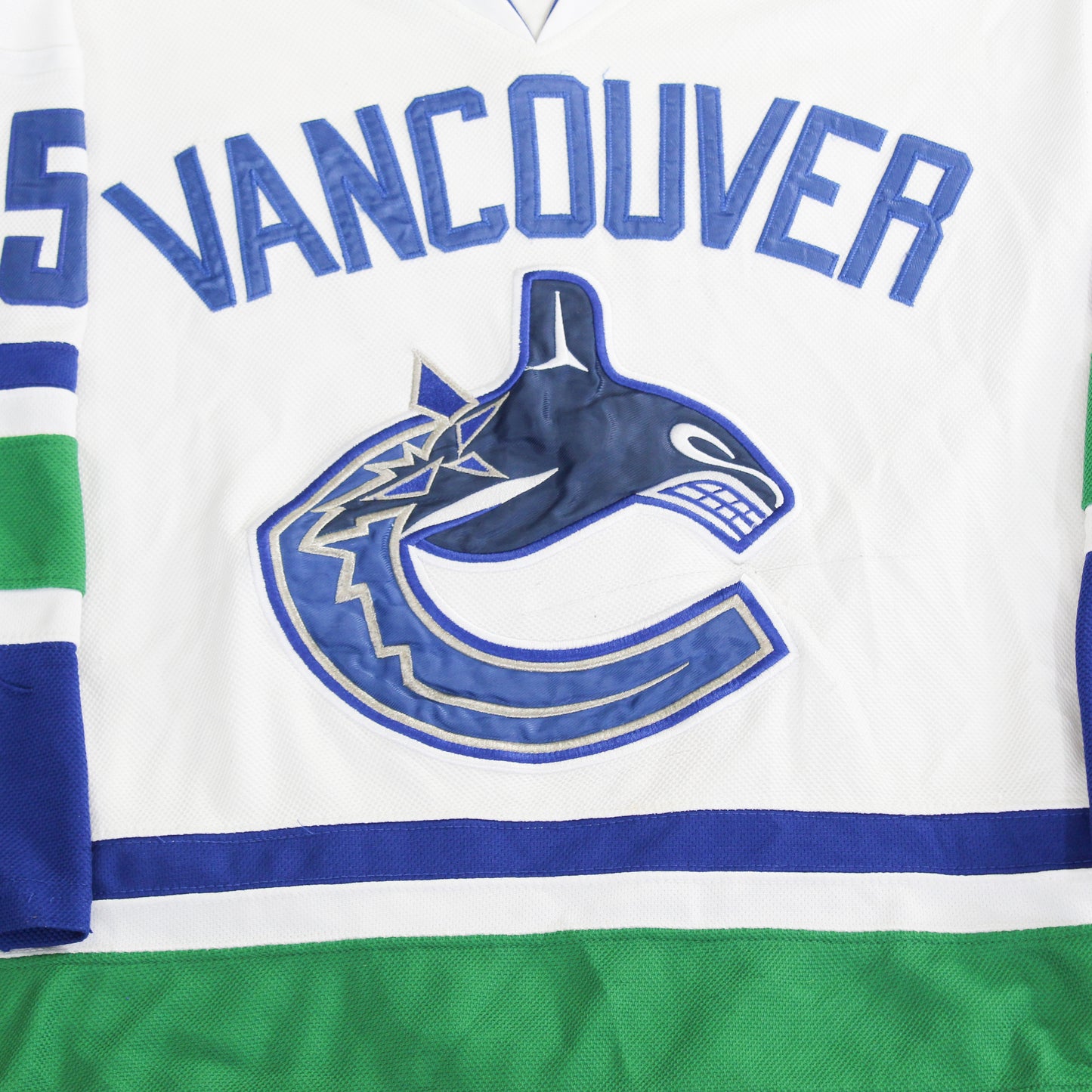 D- Vancouver Canucks Derek Dorsett 15 NHL Reebok Hockey Jersey