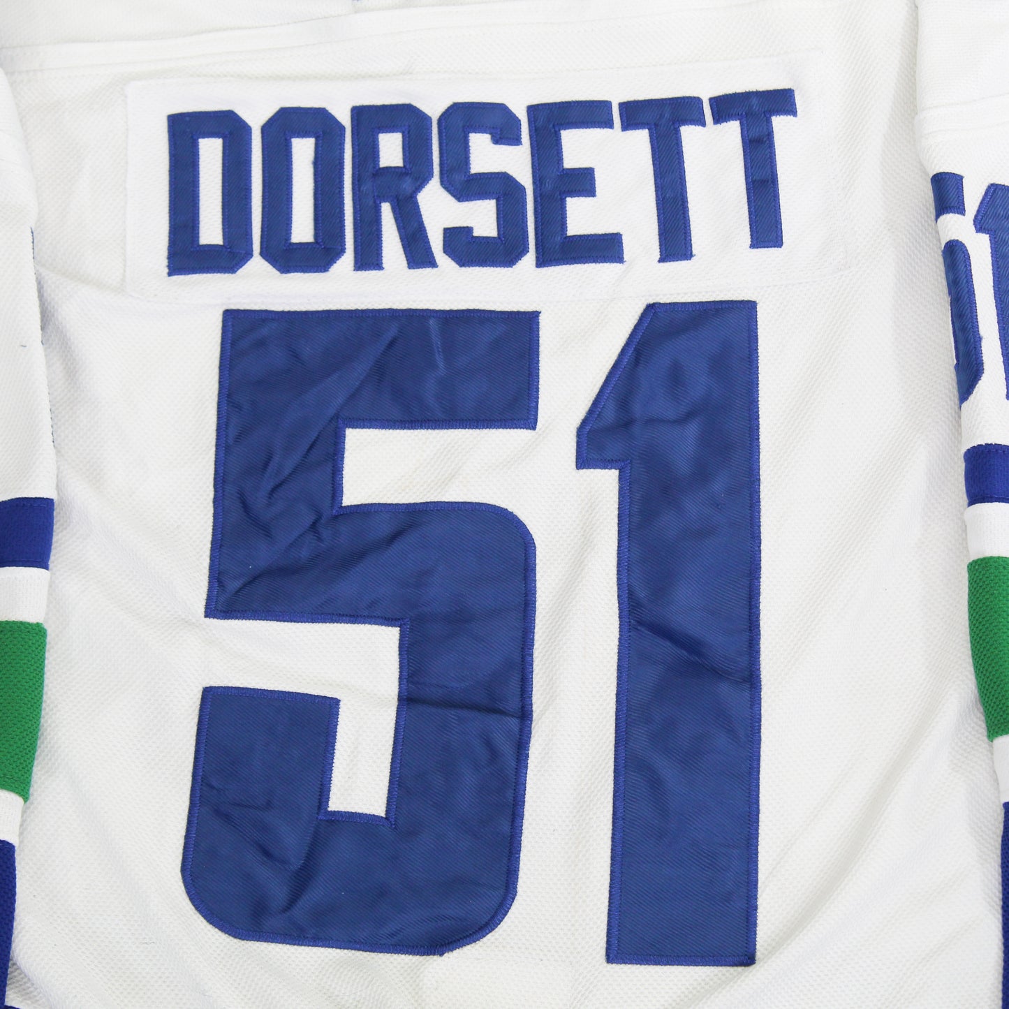 D- Vancouver Canucks Derek Dorsett 15 NHL Reebok Hockey Jersey