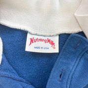 F- Vintage Chicago Cubs MLB Nutmeg Mills Logo Henley Crewneck