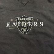F- Vintage Oakland Raiders NFL Lee Embroidered Logo Crewneck