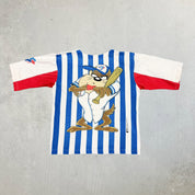 F- Vintage '93 Toronto Blue Jays Looney Tunes Tasmanian Devil Jersey