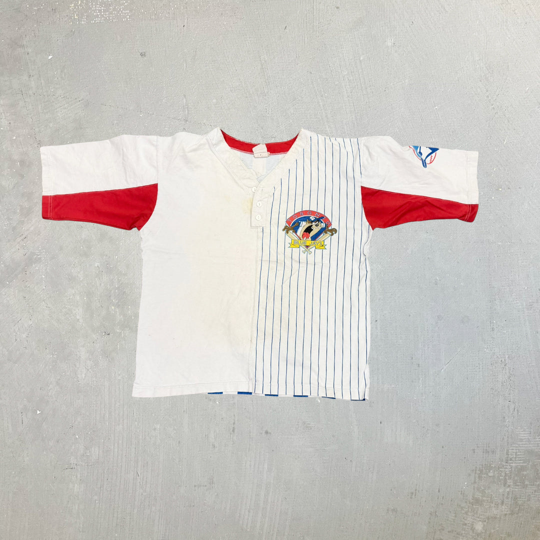 F- Vintage '93 Toronto Blue Jays Looney Tunes Tasmanian Devil Jersey