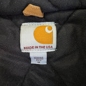 F- Vintage Carhartt Hooded Active Canvas Made In USA Work Jacket