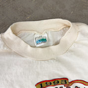 F- Vintage '93 Blue Jays Vs White Sock AL Championship MLB Waves Single Stitch Tee