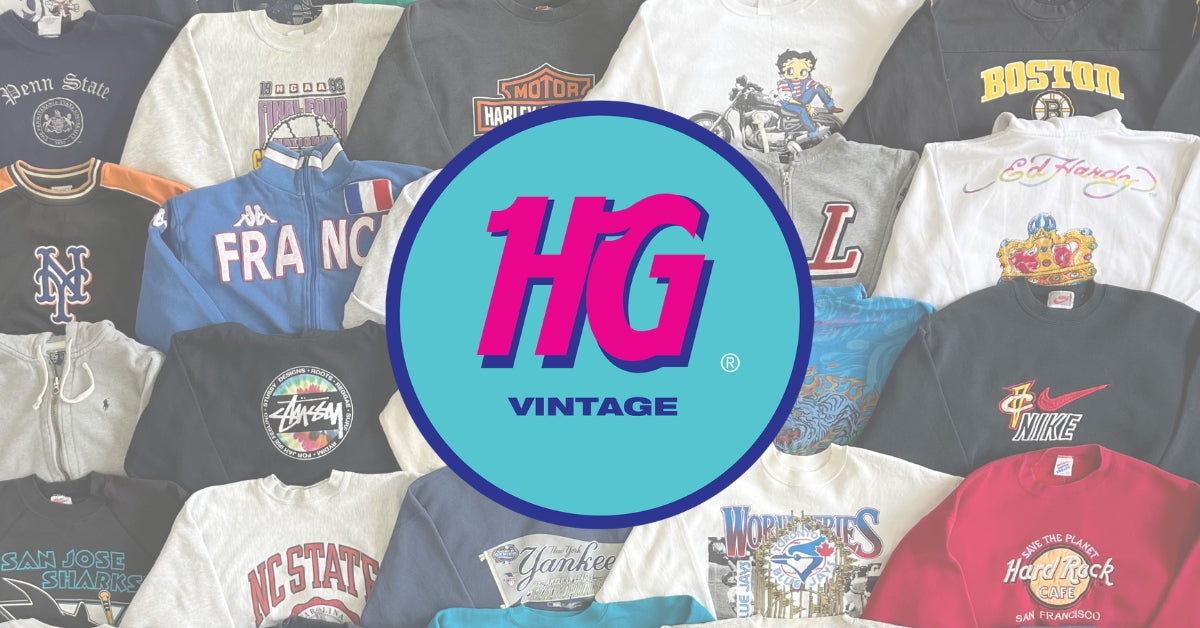 HG VINTAGE, streetwear, band tees, Nike, Carhartt, Harley & more