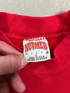 D- Vintage Kansas City Chiefs NFL Nutmeg Logo Crewneck