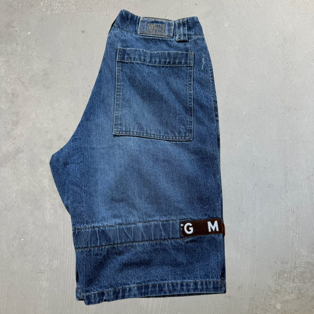 J- Vintage Francois Marithé Girbaud Denim Cargo Jorts - 34 waist 12 inseam