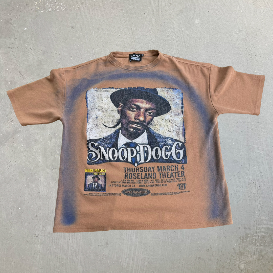 J- Snoop Dogg Boran Sake Collection Picture & Text Tee - 3XL (fits XL)