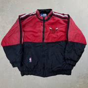 Vintage Chicago Bulls NBA Starter Zip Up Winter Jacket - L