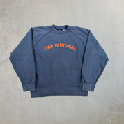 F- Gap Original Orange Text Crewneck
