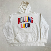 J- Rolling Loud Chenille Embroidered Text Hoodie - XL