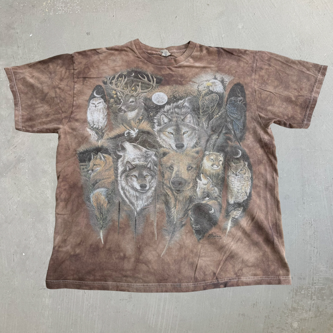 J- Vintage '05 The Mountain North America Wildlife Graphic Tee - XL