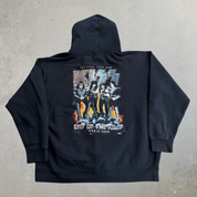 J- '19 Kiss End Of The Road Tour Graphic Zip Up Hoodie - XL