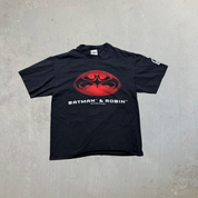 F- Vintage '97 DC Comics Batman & Robin Taco Bell Promo Tee
