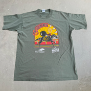 J- Vintage '97 Preakness 122 Horse Racing Graphic Single Stitch Tee - XL
