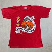 J- Vintage '89 Calgary Flames Lanny McDonald Thanks For The Memories Single Stitch Tee - M