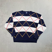 F- Vintage 90s Gap Pattern Knit Sweater