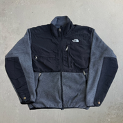 Vintage 90s The North Face Denali Grey Polar Fleece Jacket - L