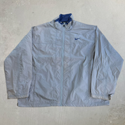 J- Vintage 90s Nike Embroidered Swoosh Zip Up Lightweight Jacket - L