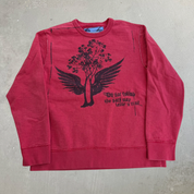 J- Vintage Y2K Gap Don't Follow The Path Graphic Crewneck - M