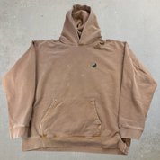 J- Vintage Stussy Ying Yang & Text Made In USA Hoodie - XL