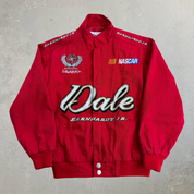 J- Vintage Nascar Dale Jr. Bud King Of Beers Chase Authentics Racing Jacket - Youth M