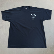 J- Vintage '93 Federal Reserve Bank Softball Tournament Graphic Made In USA Text Single Stitch Tee - XL
