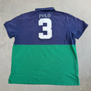 Polo RL Embroidered Big Pony & Crest Short Sleeve Polo Shirt - XL