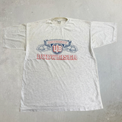 J- Vintage 90s University Of Budweiser Graphic Single Stitch Tee - L