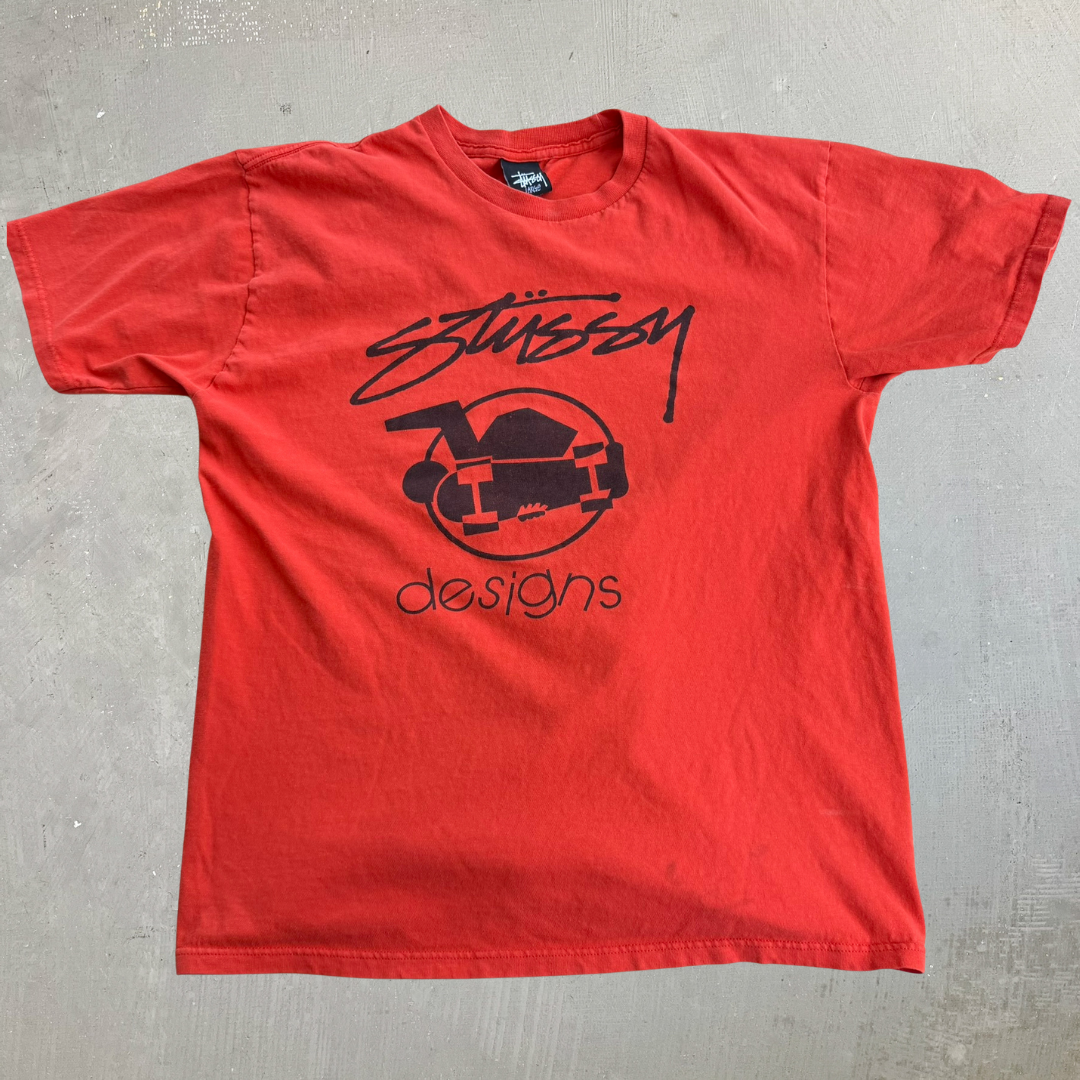 J- Vintage Stussy Designs Graphic Tee - L