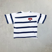 F- Vintage University Of Pennsylvania Logo 7 Embroidered Text Tee