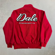 J- Vintage Nascar Dale Jr. Bud King Of Beers Chase Authentics Racing Jacket - Youth M