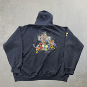 J- Vintage Disney Disneyland 50th Anniversary Zip Up Hoodie - 2XL