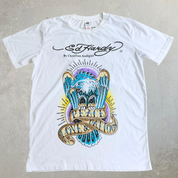 J- Vintage Ed Hardy Bedazzled Eagle Graphic Tee - 2XL