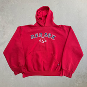 J- Vintage '04 Boston Red Sox MLB Russel Athletic Logo Graphic Hoodie - M