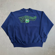 J- Vintage University Of Notre Dame Fighting Irish Graphic Crewneck - XL