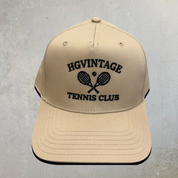 E- HG Tennis Club Tan 5 Panel Hat