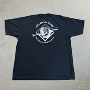 J- Vintage '93 Federal Reserve Bank Softball Tournament Graphic Made In USA Text Single Stitch Tee - XL