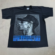 J- Nipsey Hussle Picture & Text Graphic Tee - XL