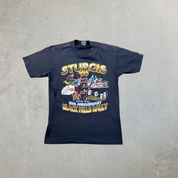 F- Vintage '90 Harley Davidson Sturgis Graphic Made In USA Single Stitch Tee