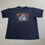 J- Vintage '09 Sturgis Black Hills Motorcycle Rally Graphic Tee - XL