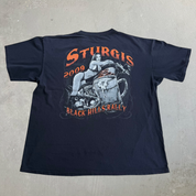 J- Vintage '09 Sturgis Black Hills Motorcycle Rally Graphic Tee - XL