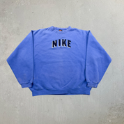 F- Vintage Nike Team Embroidered Text & Swoosh Crewneck