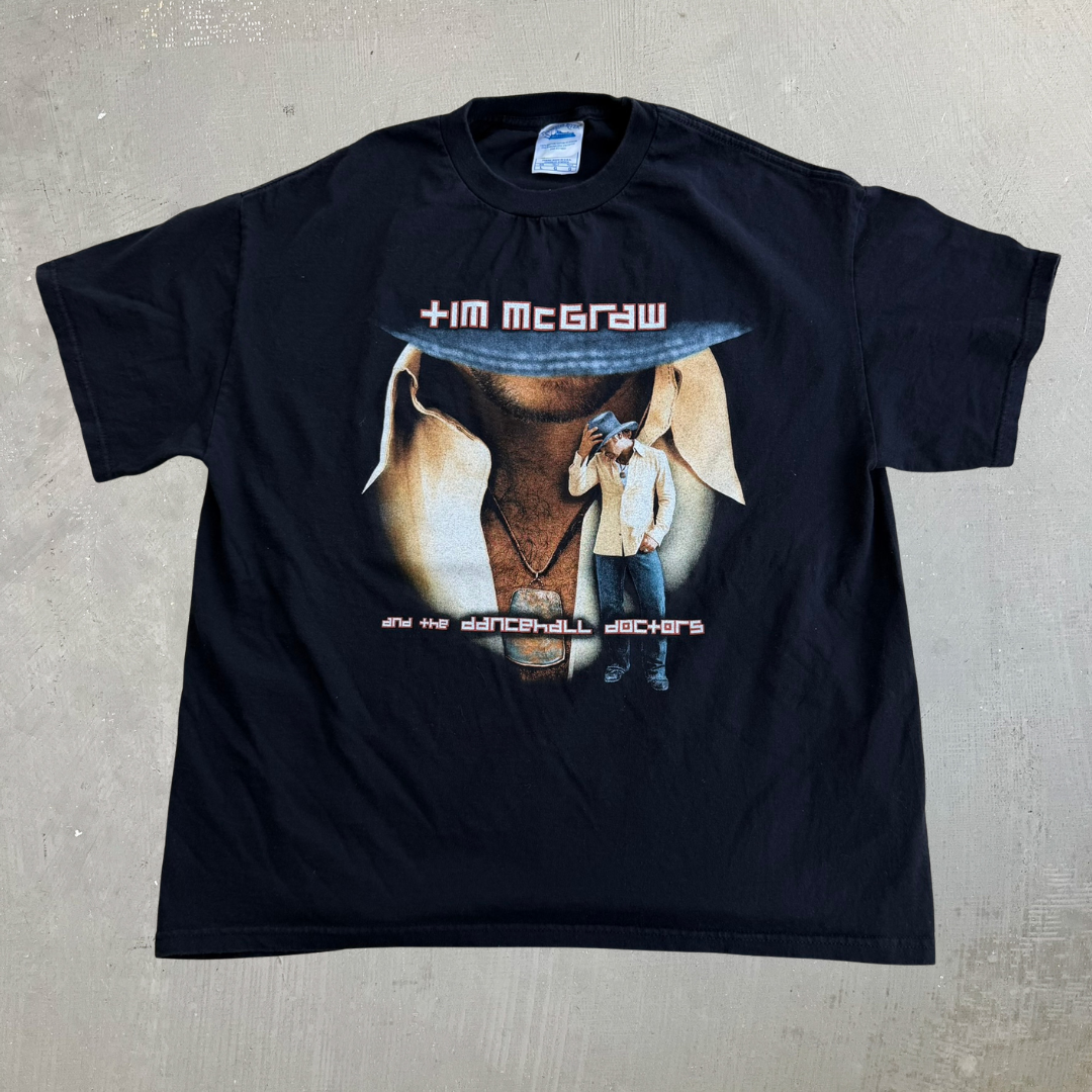 J- Vintage '03 Tim McGraw And The Dancehall Doctors Tour Graphic Tee - L