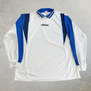 J- Vintage 90s Adidas Soccer Goalie Long Sleeve Soccer Jersey - XL