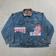 J- HOM Rolling Stones US Tour Reworked Denim Jacket - 3XL