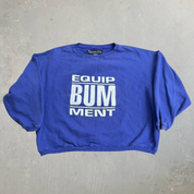 J- Vintage '91 Bum Equipment Text Logo Crewneck - L