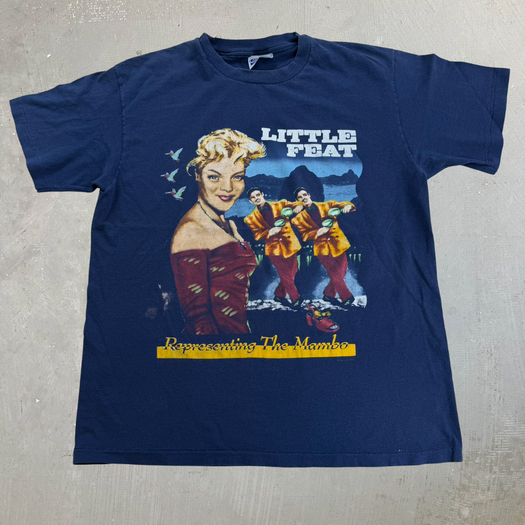 J- Vintage '90 Little Feat Representing the Mambo Album Cover Made In USA Single Stitch Tee - L