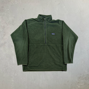 F- Vintage Patagonia Synchilla Quarter Zip Pullover Polar Fleece